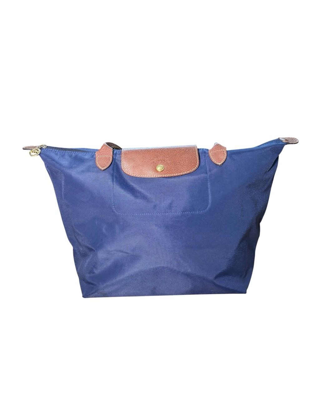 Longchamp Le Pliage Nylon Tote Bag Navy Blue - Corner Wear